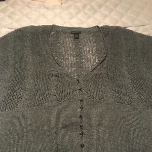 Lightweight pointelle cardigan
